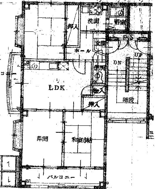 ウィンザーK&Y六軒屋の間取り