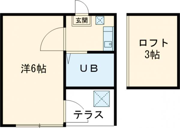 レオパレス高砂の間取り