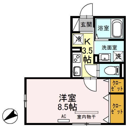 ホワイトヴィラの間取り