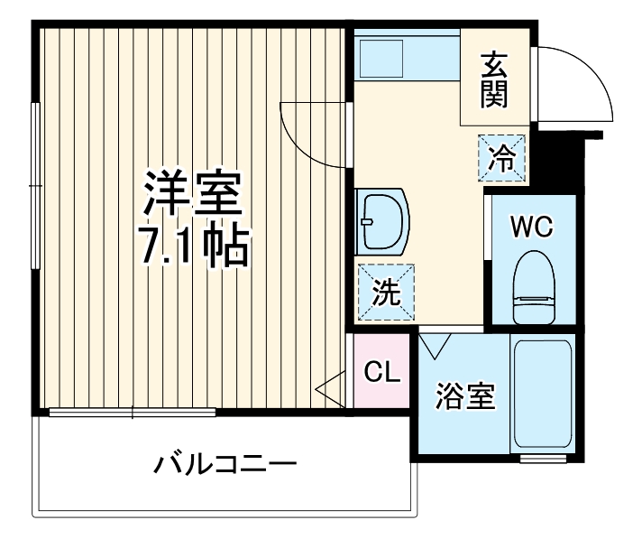S-BASE NISSHINの間取り
