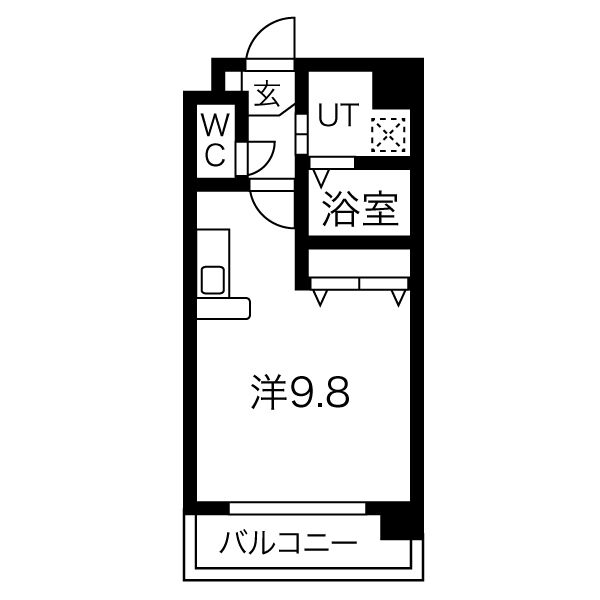 ヴィラ原山 南館の間取り