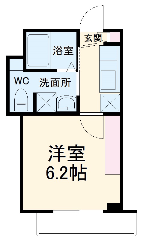 アクシーズ新都心の間取り