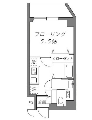 リュシアン大崎の間取り