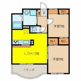 ミルフィーユふじみ野弐番館の間取り