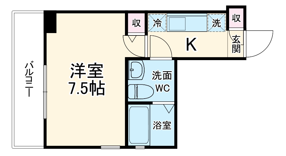 インフィニティ大宮の間取り