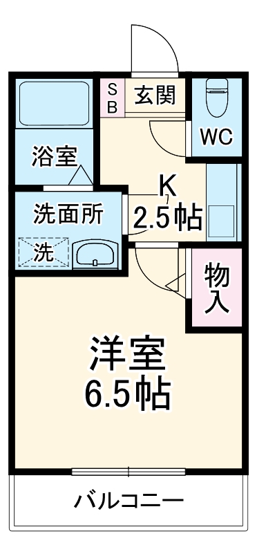 セジュール桂の間取り