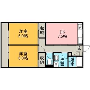 サンハイツ長谷川の間取り
