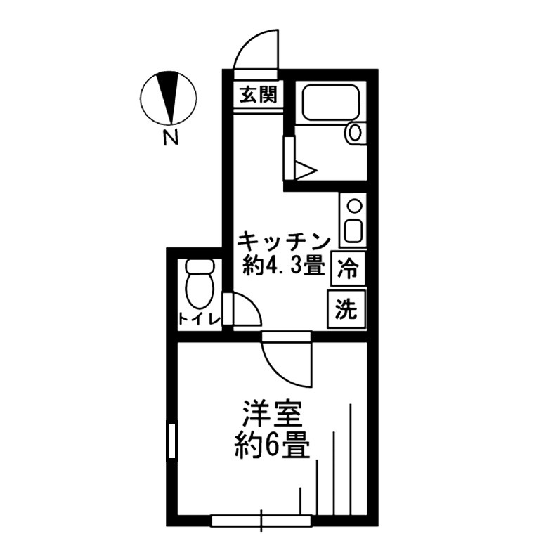 CASA北赤羽の間取り