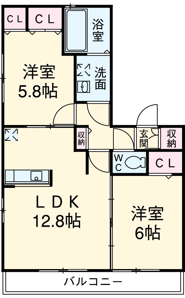 プランドール ガーデンの間取り