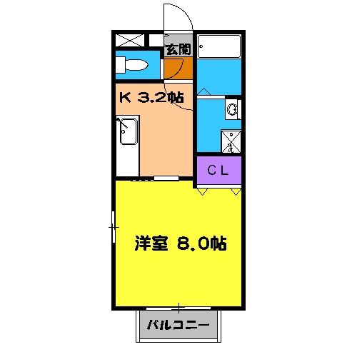 シャルムⅡの間取り