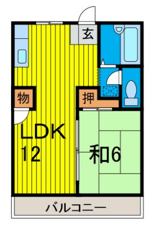 和光ハイツの間取り