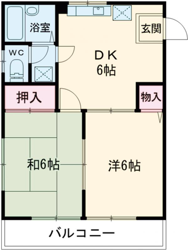 メゾンタケノウチの間取り