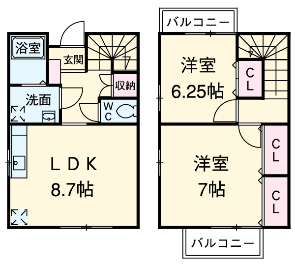 プラムコートの間取り
