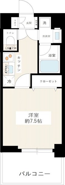 エルフォルテ赤羽の間取り
