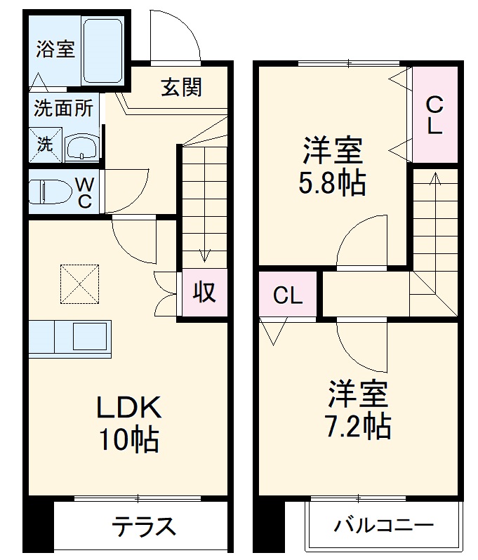 アルバ・カーサの間取り