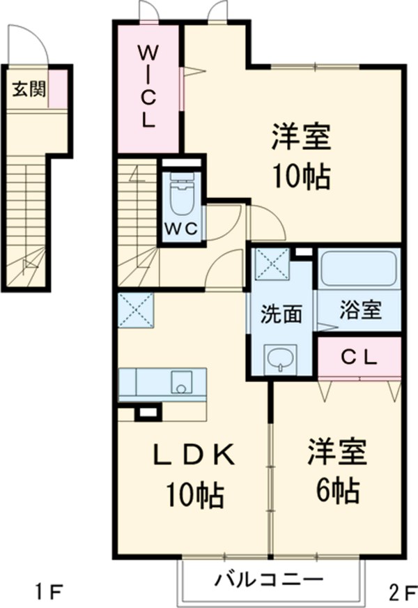 セジュール和の間取り