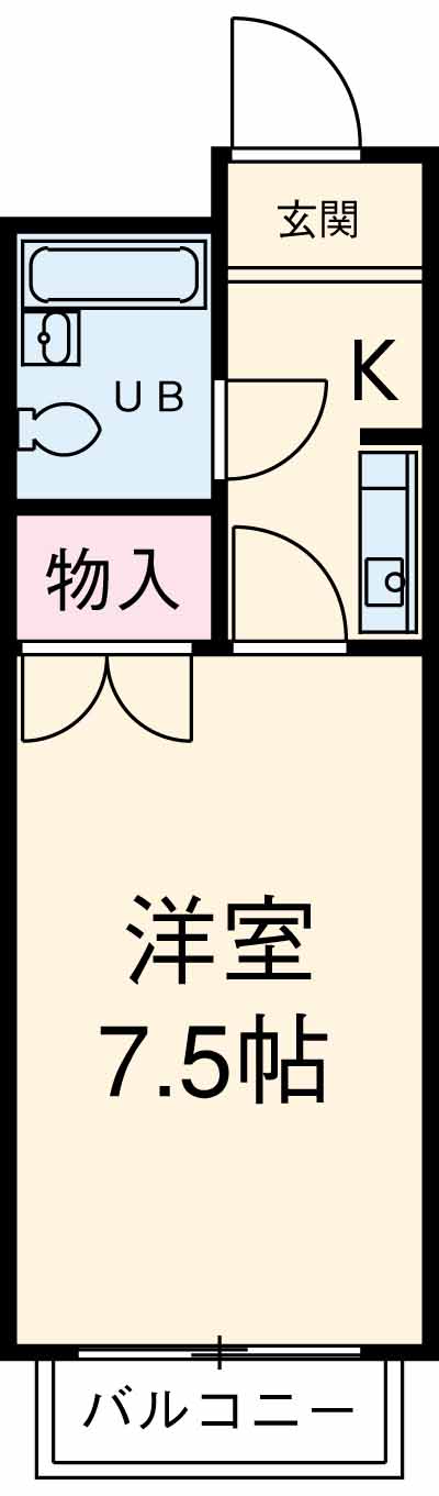 ベルメゾンM&Mの間取り