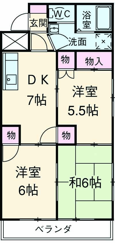 第8池田マンションの間取り