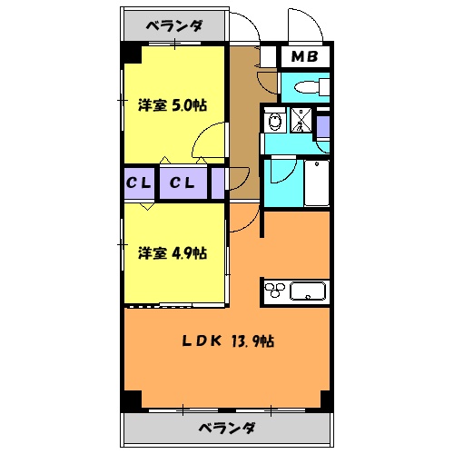 レコルトの間取り