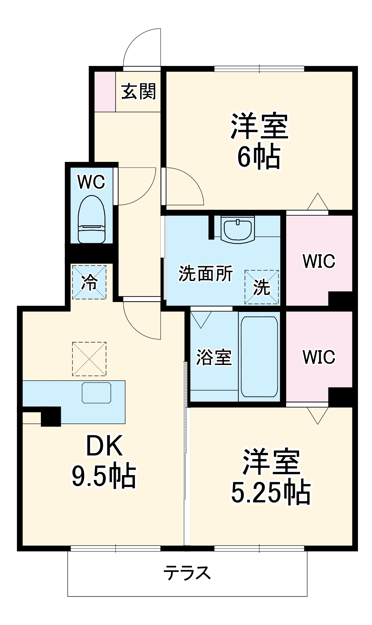 ビオラの間取り