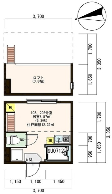 サヴォイ赤羽の間取り