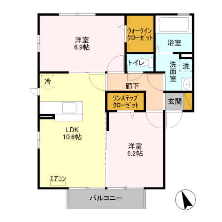 スカイ・エールの間取り