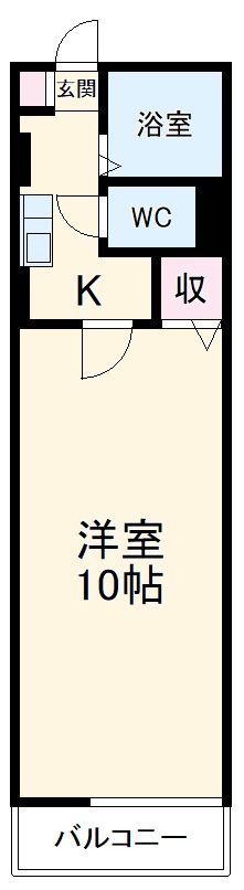 ウインズ B棟の間取り