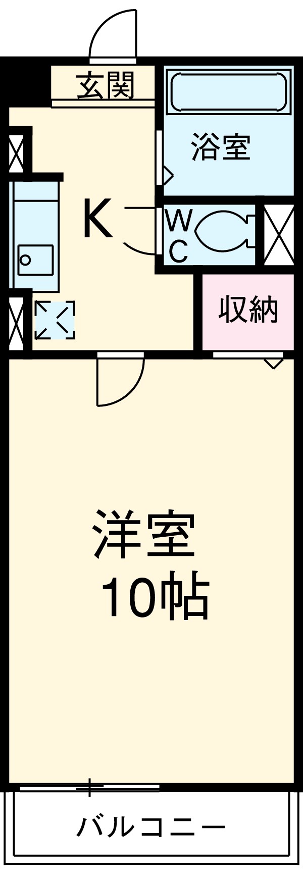 ウインズ B棟の間取り