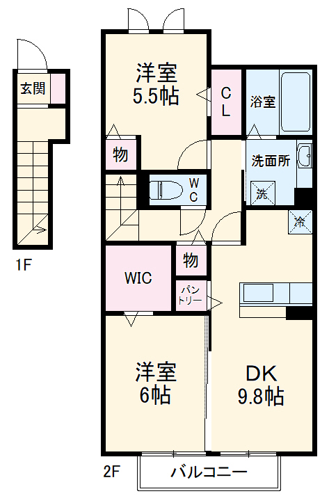 D-room聖心の間取り