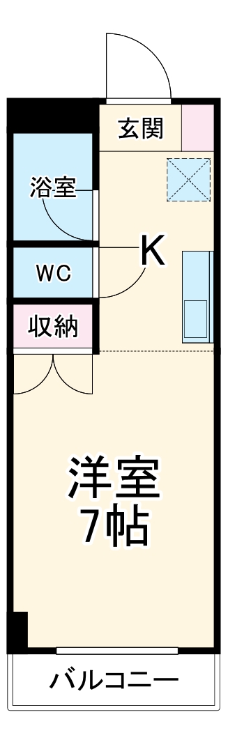 ラルーチェ若宮の間取り