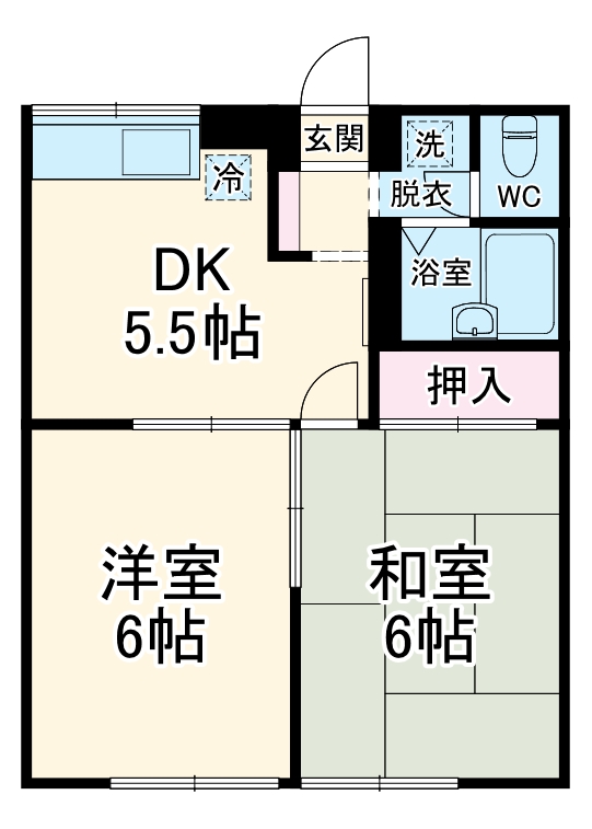 エステートピア松沢の間取り