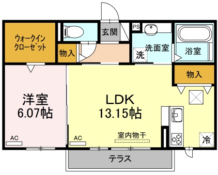 メゾンMINAMI Ⅱの間取り