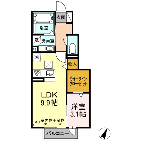 ラ・クレールの間取り