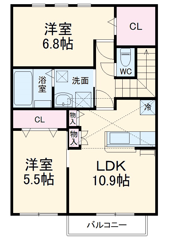 エターナル レーヴの間取り