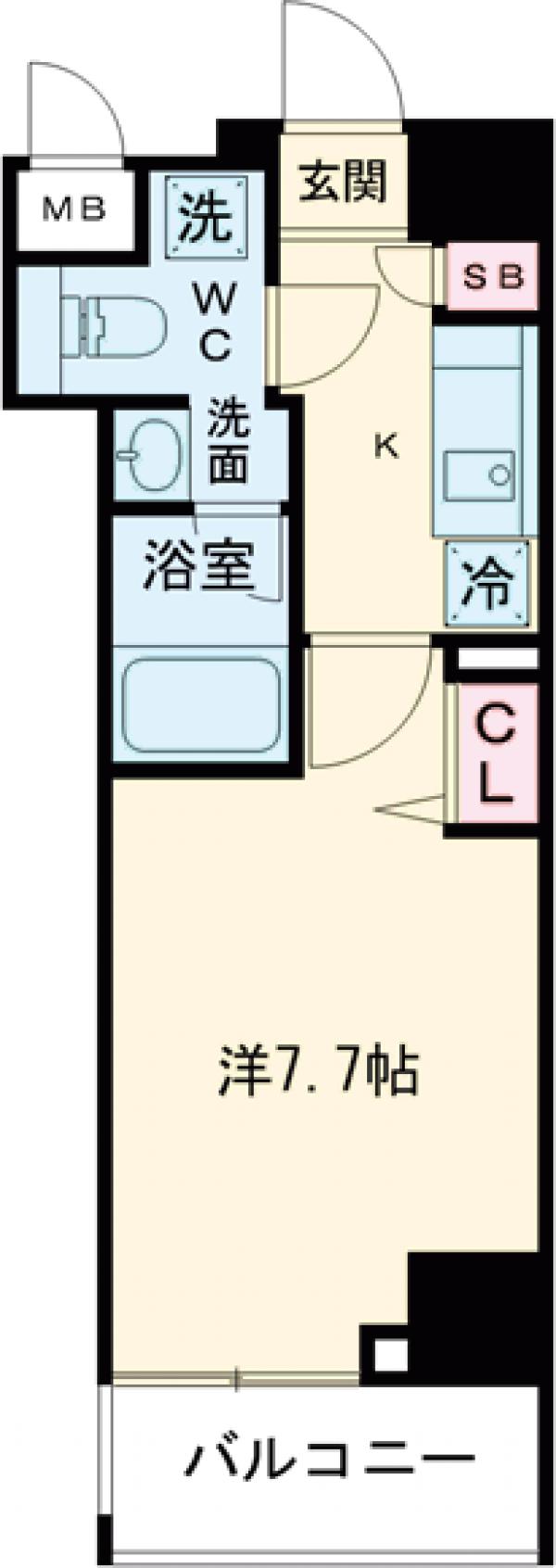 オーキッドレジデンス上野の間取り