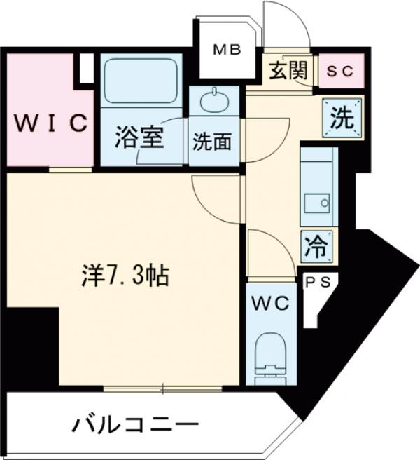 ザ・パークハビオ赤羽の間取り