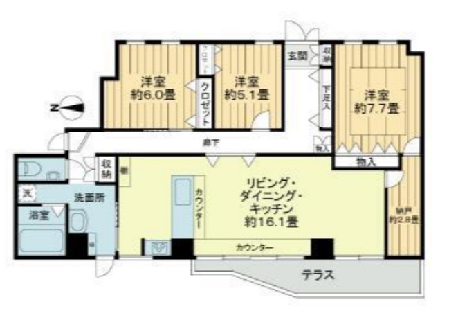 板橋区前野町5丁目佐藤ビルの間取り