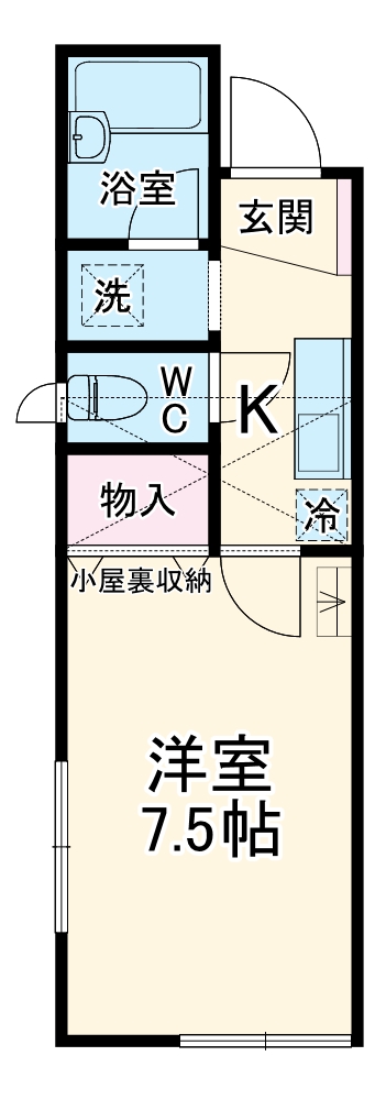 Ｆｌｏｒａ　Ｉｓｏｇｏの間取り