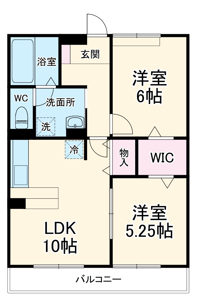 ラヴィーヌの間取り