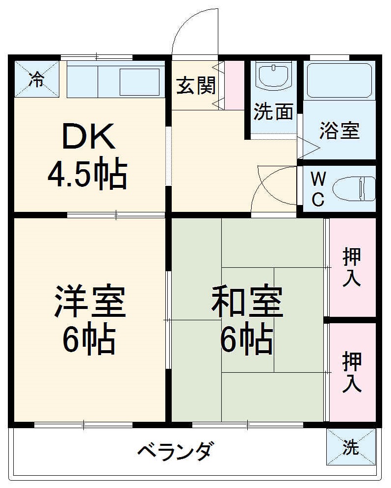 NEWCOPOSENAの間取り