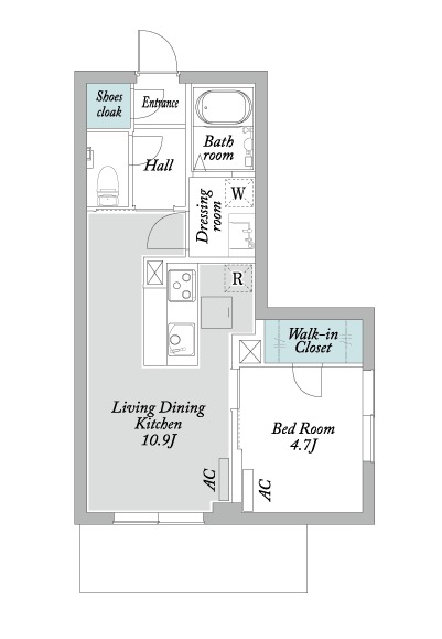 フォレスト真正寺坂の間取り