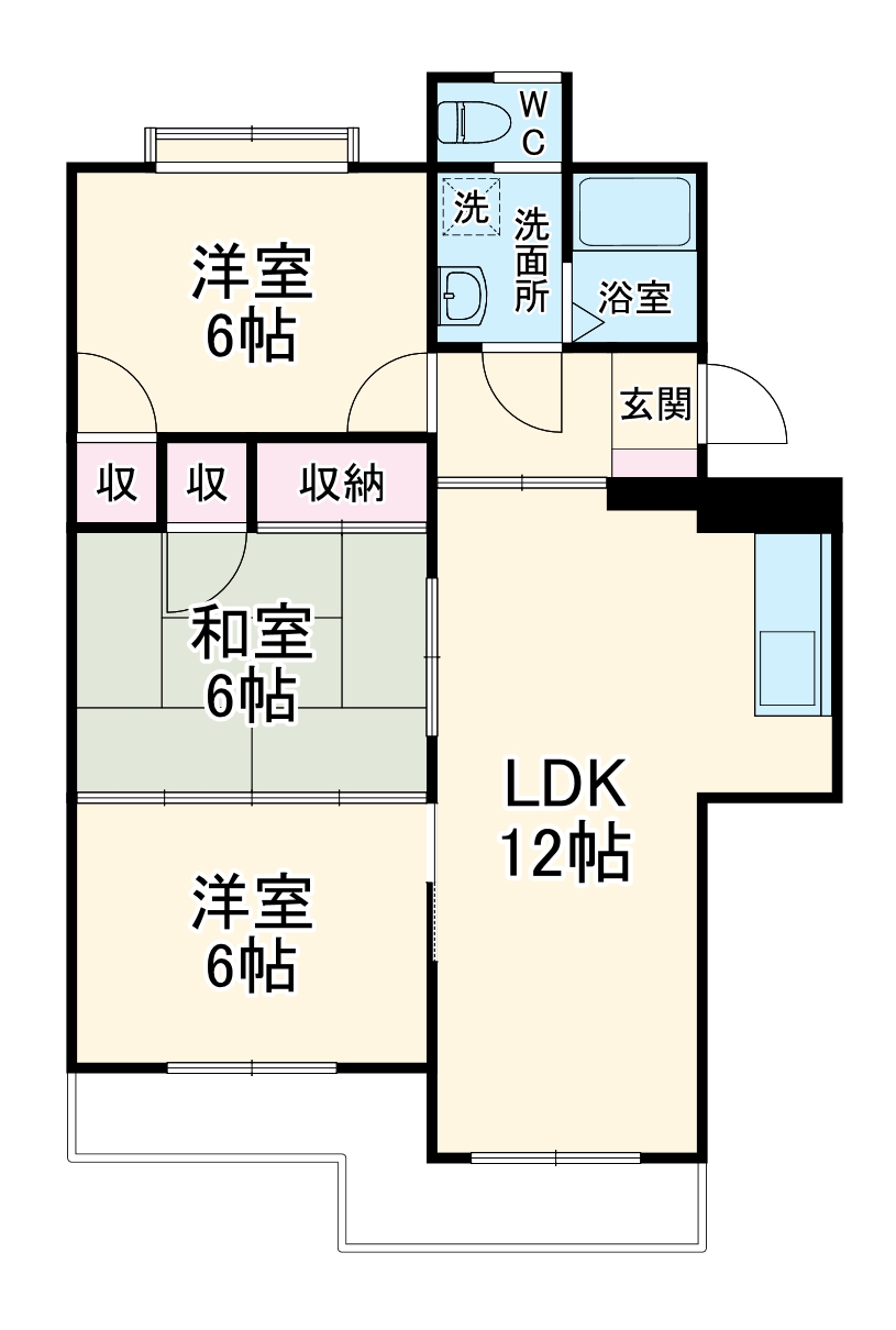 第二ゴトウハイツの間取り
