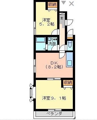 クレストの間取り