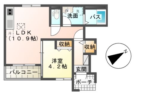 ハピネスの間取り