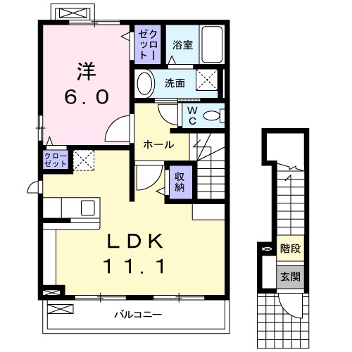 サニーメゾンMの間取り
