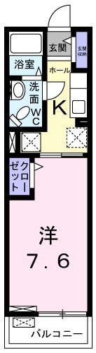 ヴォヌール鳳の間取り