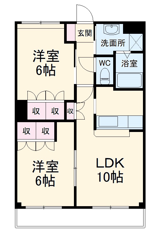 コンフォール山法師の間取り