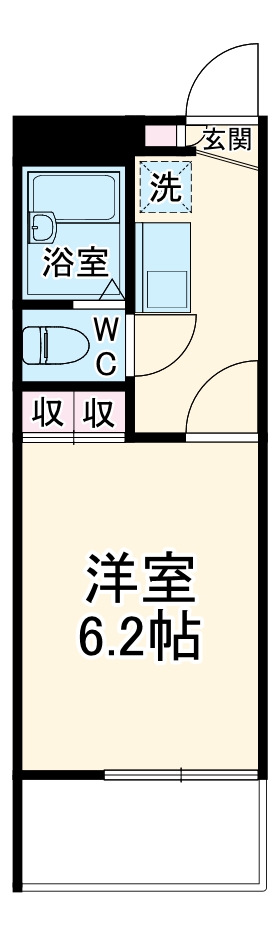 レオパレスPORT TOWNの間取り