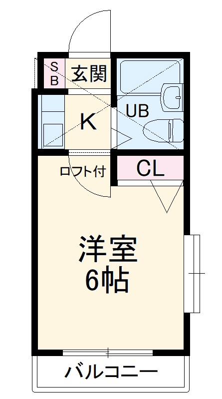 メゾン高橋Ｂ棟の間取り