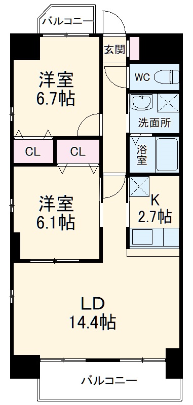 グランリーオの間取り